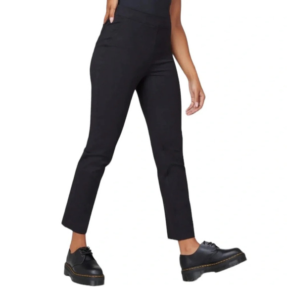 Spanx Women's Polished Ankle Slim Fit Classic Navy Stretch Pants Size SP NWT - Picture 9 of 16